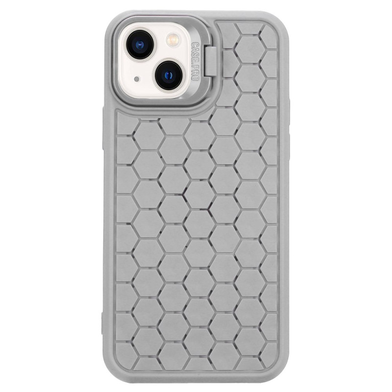 Funda con soporte y diseño de nido de abeja para iPhone 15 Plus