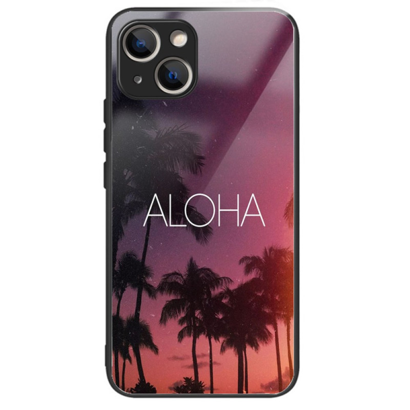 Funda iPhone 15 Plus Cristal Templado ALOHA
