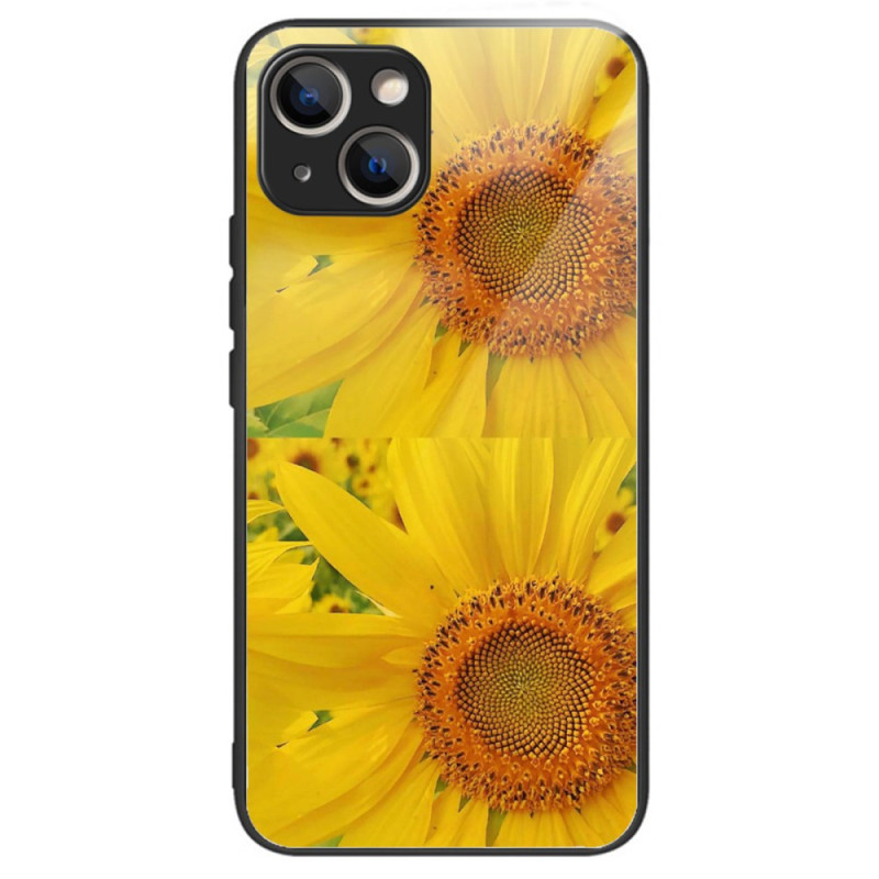 Funda rígida Girasoles iPhone 15 Plus