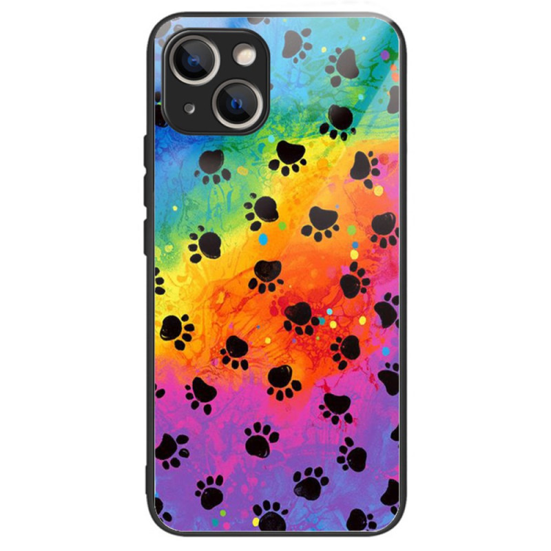 Funda iPhone 15 Plus Cristal Templado Huellas Dactilares