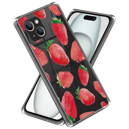 Funda iPhone 15 Plus Fresas