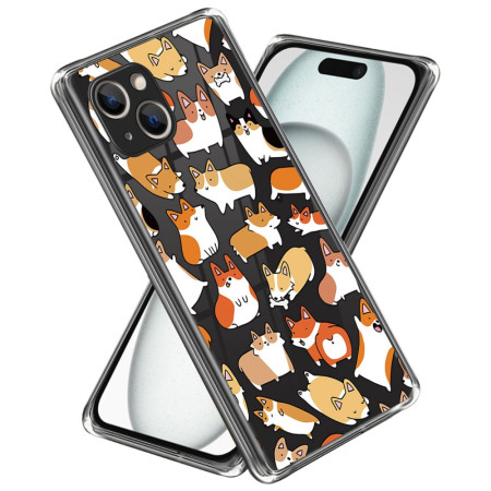 Funda iPhone 15 Plus Perros