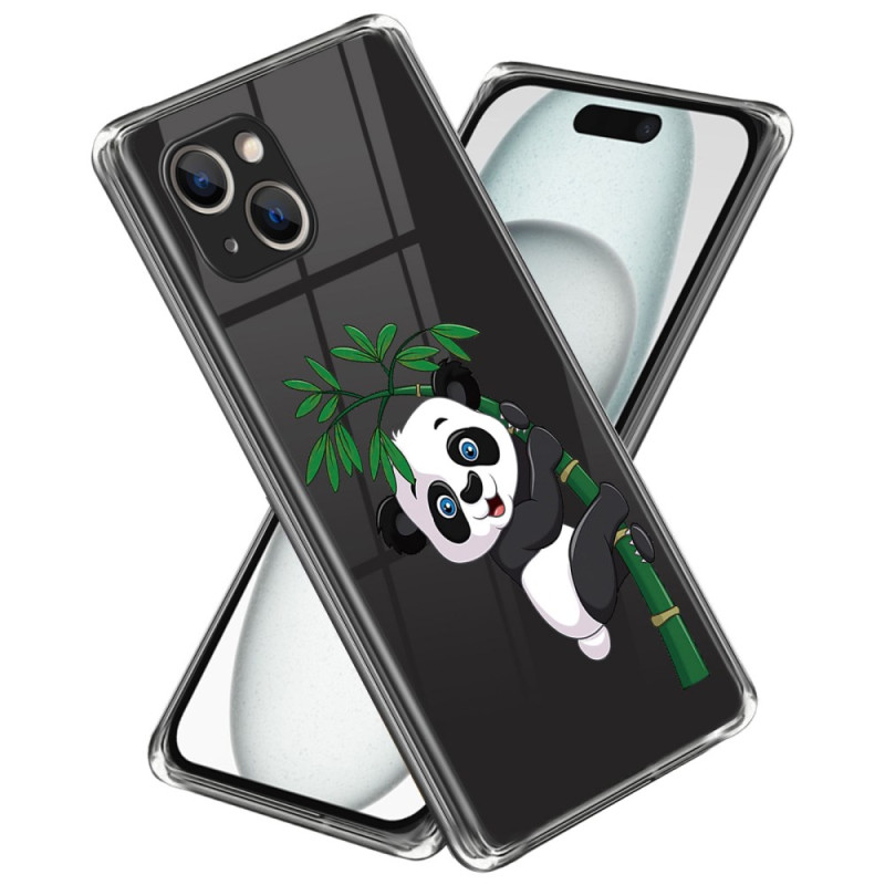 Funda de Panda y Bambú para iPhone 15 Plus