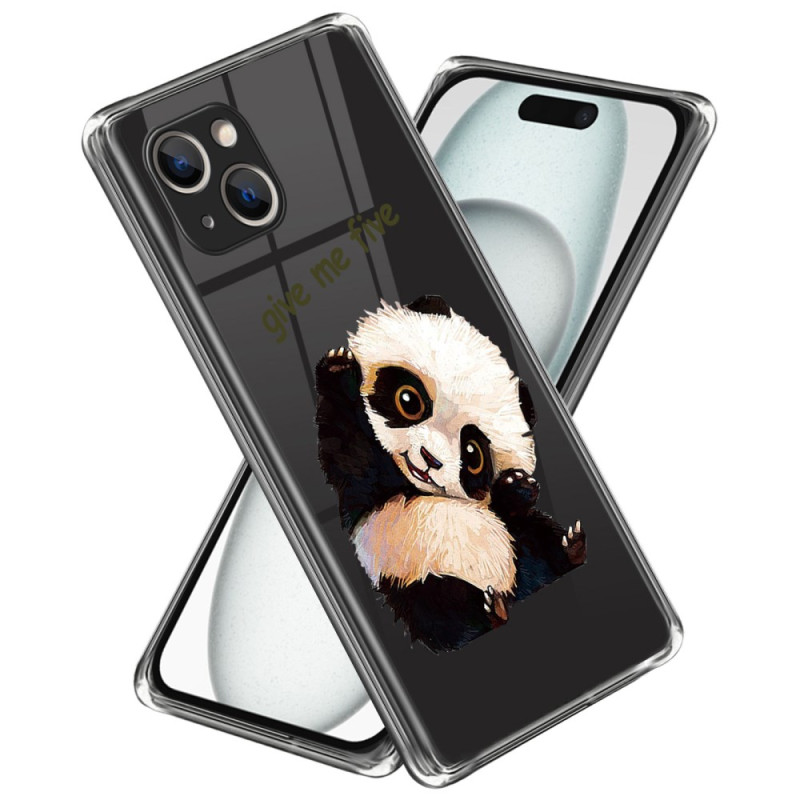 Funda iPhone 15 Plus con estampado de panda