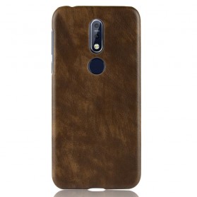 Funda Nokia 7.1 Efecto Cuero Lichi