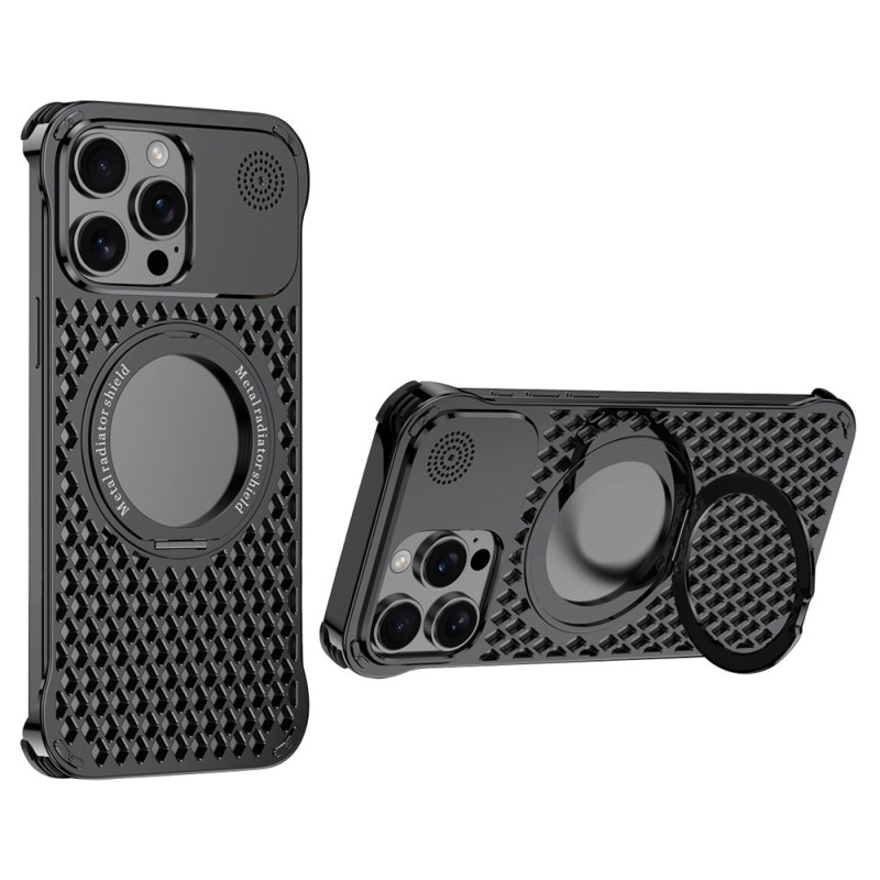 Funda MagSafe para iPhone 15 Pro con soporte giratorio y difusor de fragancia integrado