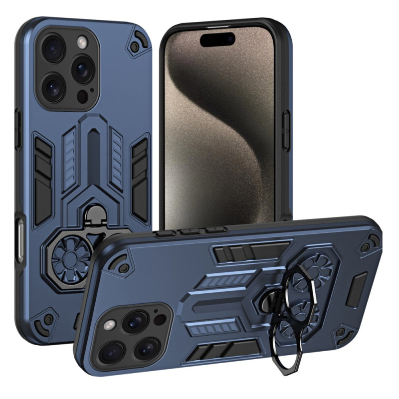 Funda robusta para iPhone 15 Pro con PORTA-ANILLOS