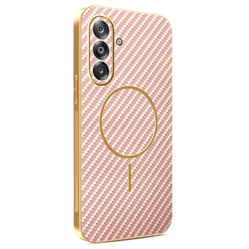 Samsung Galaxy A17 4G / A17 5G Funda MagSafe Fibra de Carbono Textura