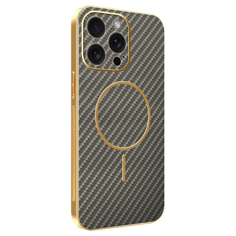 Funda iPhone 15 Pro Max MagSafe Textura Fibra Carbono