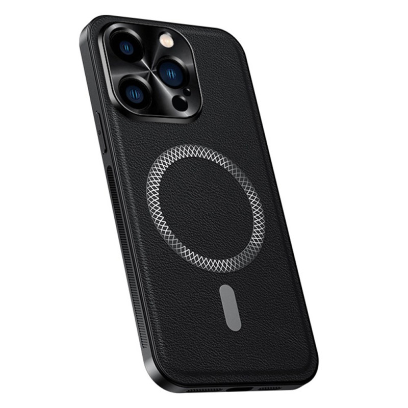 Funda iPhone 15 Pro Max MagSafe Efecto Piel Reforzada