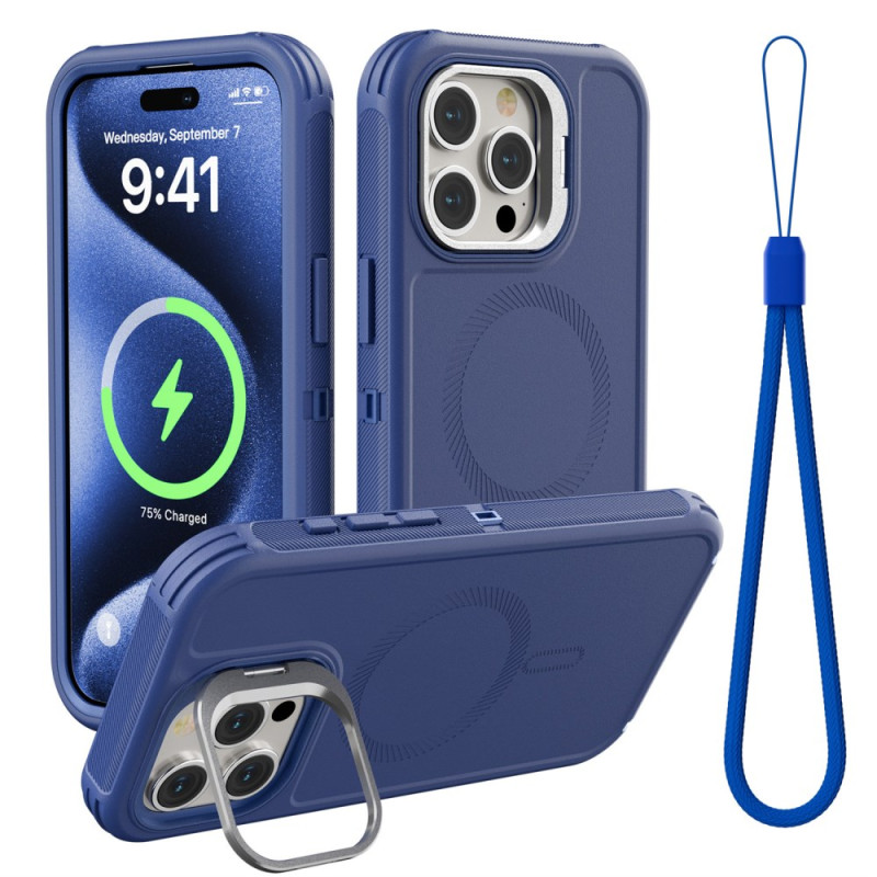 Funda MagSafe con soporte y cordón para el iPhone 15 Pro Max