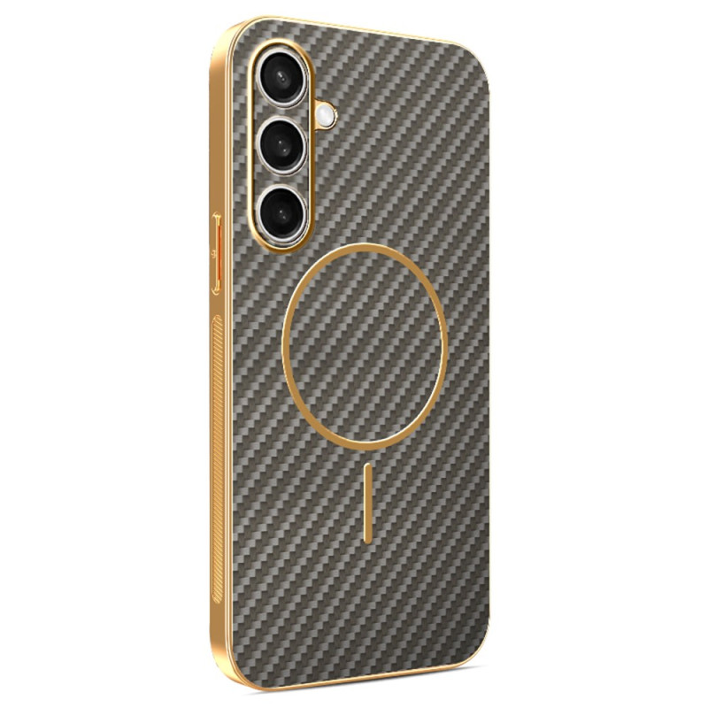 Samsung Galaxy S25 FE Funda MagSafe Diseño Fibra Carbono