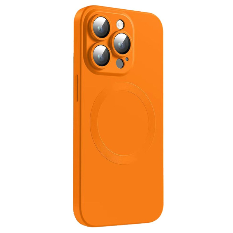 Funda MagSafe para iPhone 15 Pro Max con protección de silicona para el objetivo