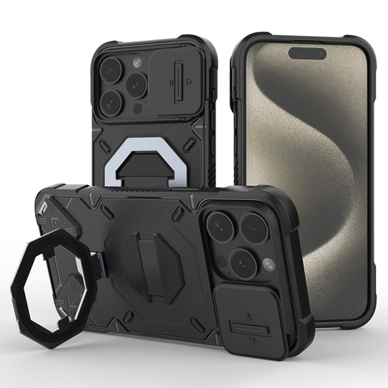 Funda iPhone 15 Pro Max Magsafe Military Protection con cordón de seguridad