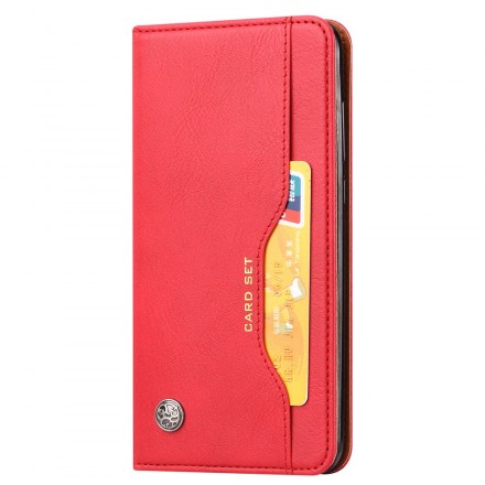 Funda Flip Cover OnePlus 6T Leatherette Card Funda