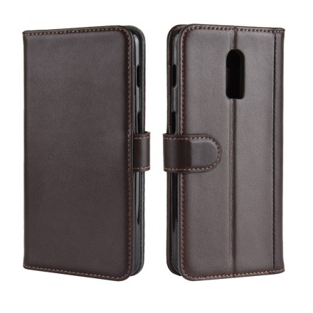 OnePlus 6T cuero dividido