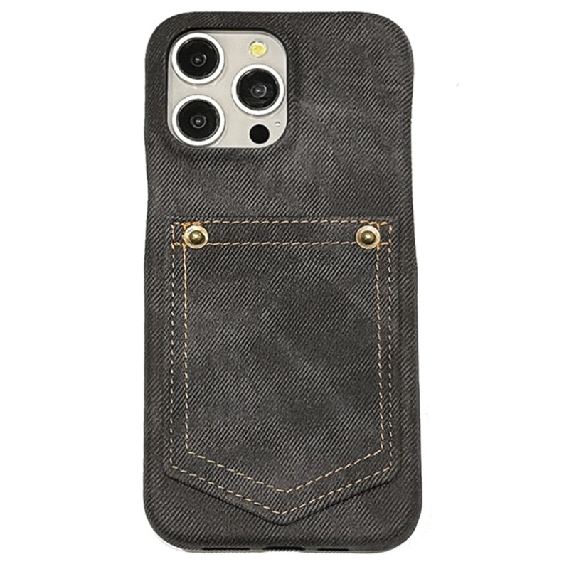 Funda iPhone 15 Pro Max Design Card Funda
 Jeans