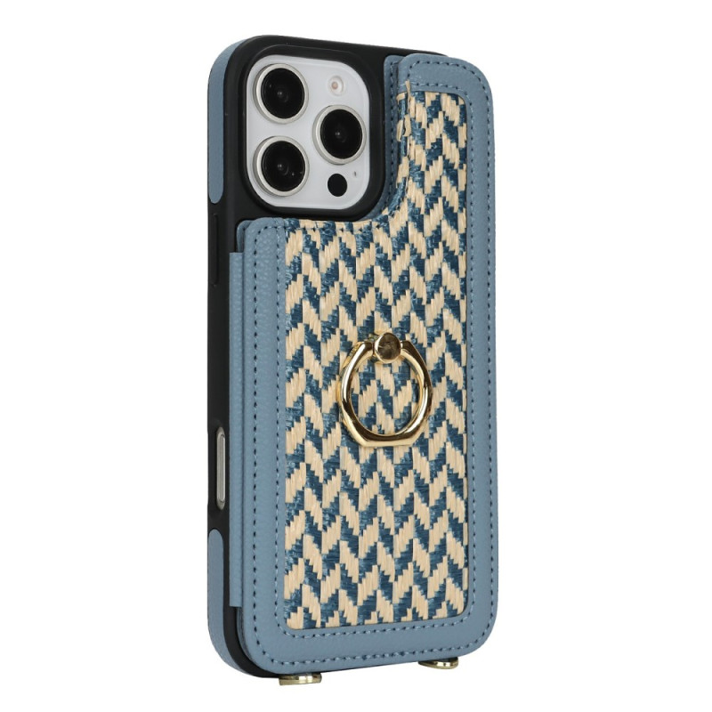 Funda iPhone 15 Pro Max con tarjetero integrado y colgante
 para el hombro