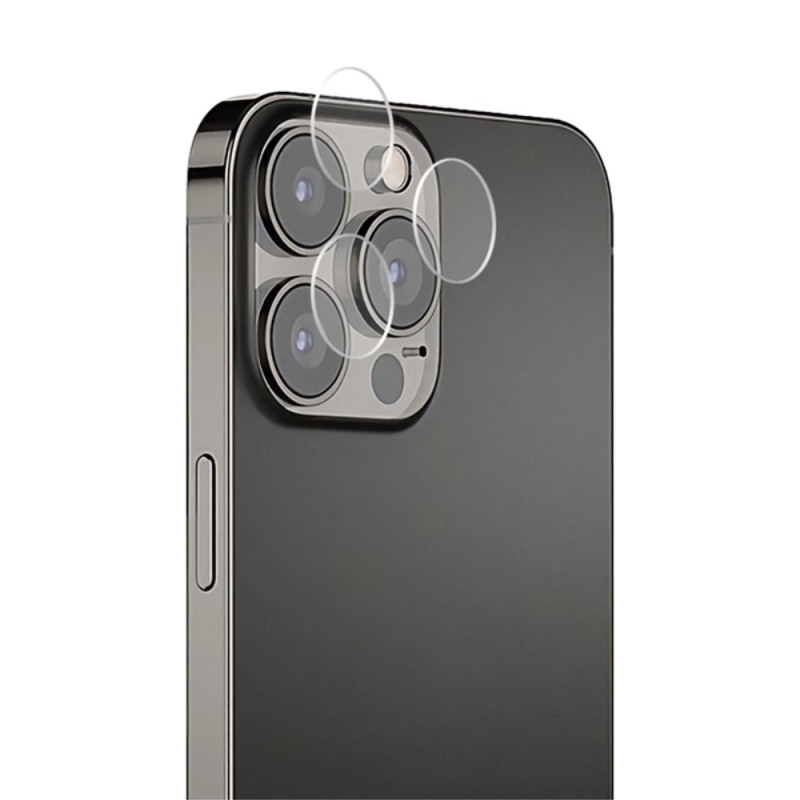 Lentes protectoras de cristal templado para iPhone 15 Pro