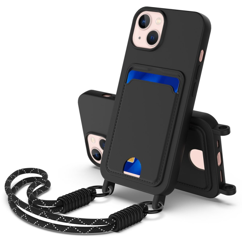 Funda con cordón iPhone 14 Card Funda