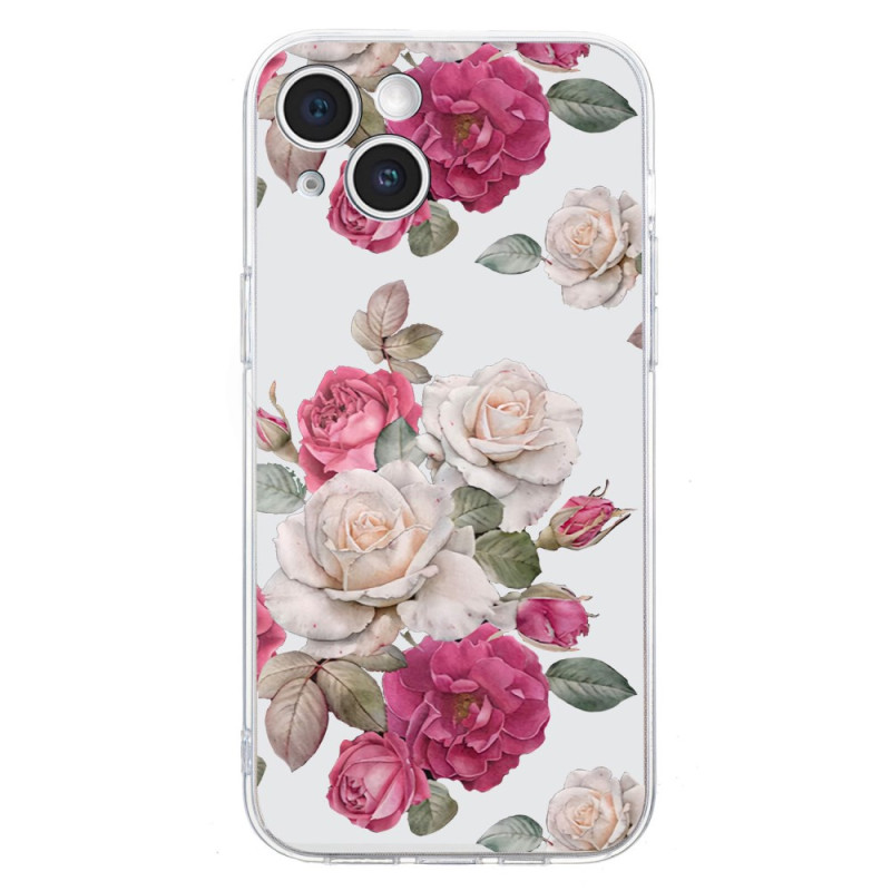 Funda iPhone 14 Peonías