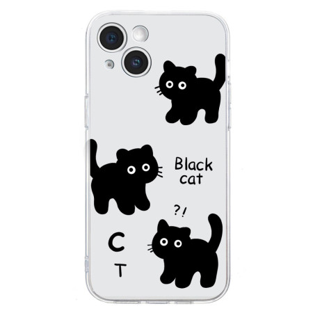 Funda iPhone 14 Black Cats