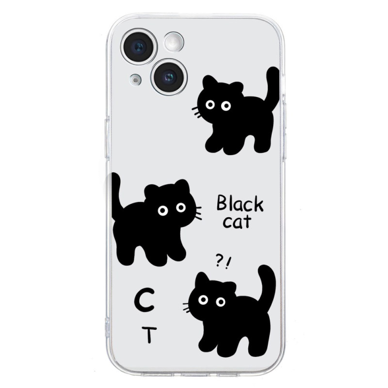 Funda iPhone 14 Black Cats