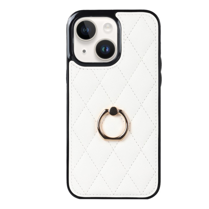 Funda acolchada para iPhone 14 con anillo de soporte
