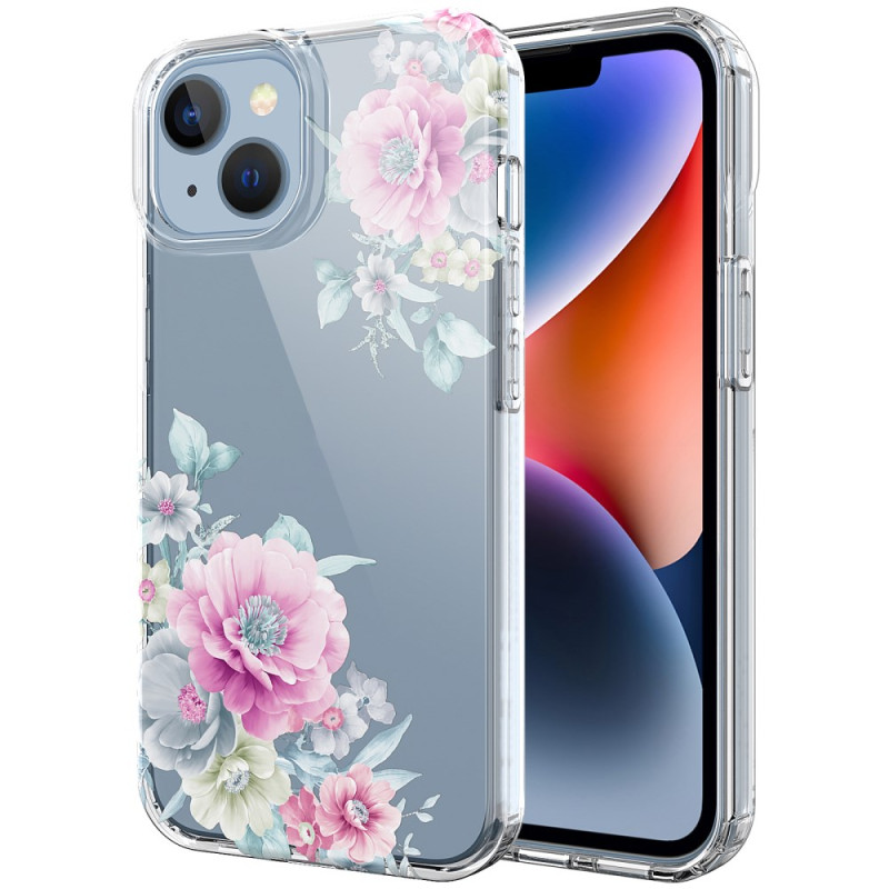 Funda Floral Transparente iPhone 14