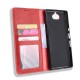 Sony Xperia 10 Faux Leather Flip Cover Liso Sony Xperia 10 Faux Leather Flip Cover Liso