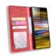 Sony Xperia 10 Faux Leather Flip Cover Liso Sony Xperia 10 Faux Leather Flip Cover Liso