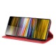 Sony Xperia 10 Faux Leather Flip Cover Liso Sony Xperia 10 Faux Leather Flip Cover Liso