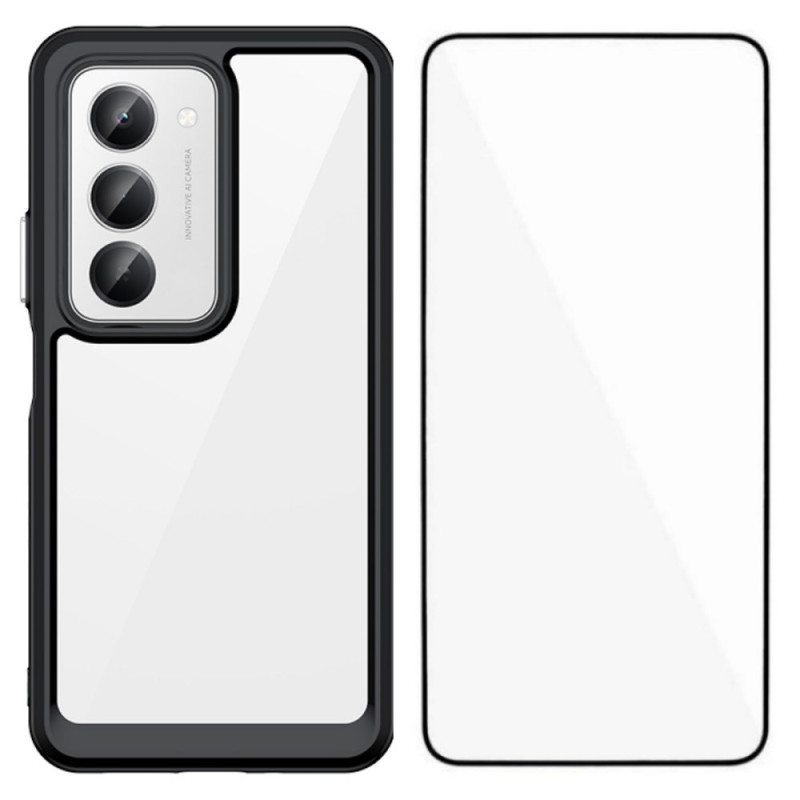 Xiaomi Redmi 15 4G / 5G Funda híbrida con protector de pantalla