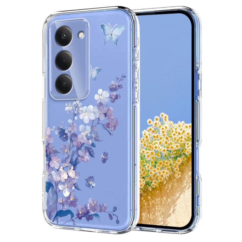 Xiaomi Redmi 15 4G / 5G Funda Floral Transparente