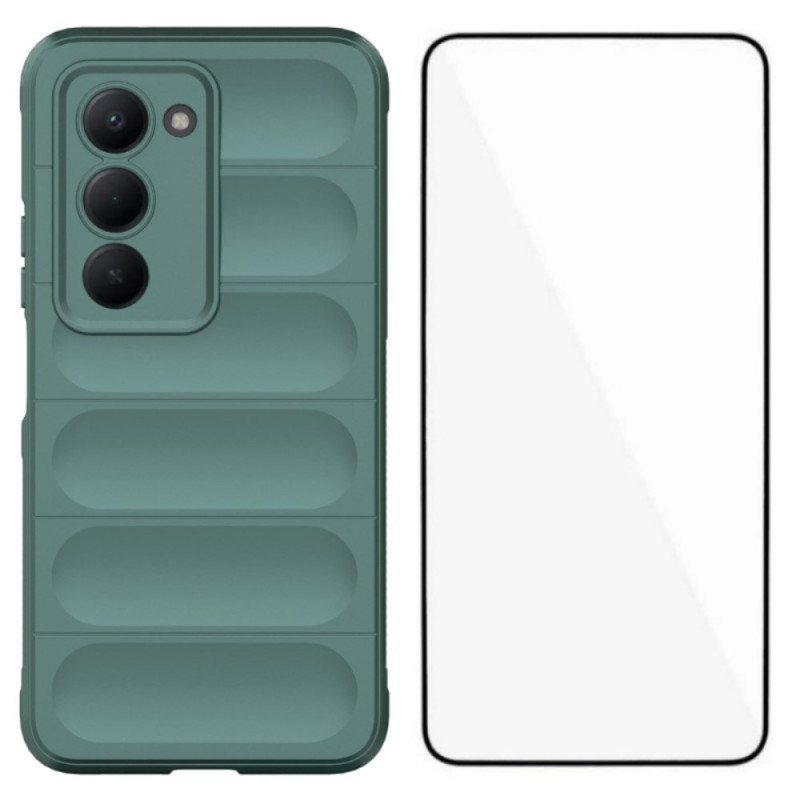 Xiaomi Redmi 15 4G / 5G Funda antideslizante con protector de pantalla