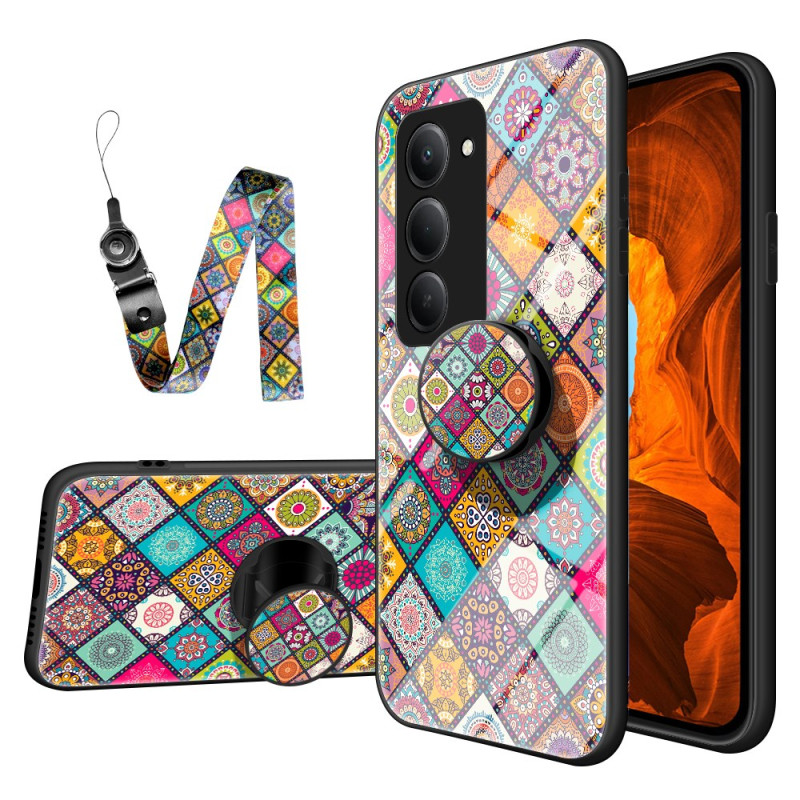 Xiaomi Redmi 15 4G Funda con soporte y colgante
de parches