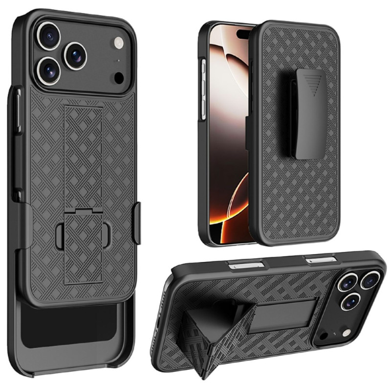Funda deslizante con soporte y clip para iPhone 17 Pro