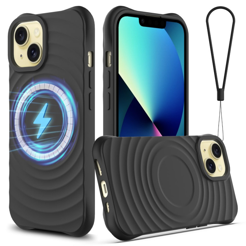 Funda de silicona MagSafe con colgante
 para iPhone 13
