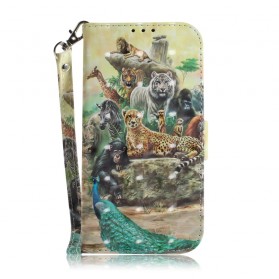 Funda con colgante Samsung Galaxy A30 Animal Safari