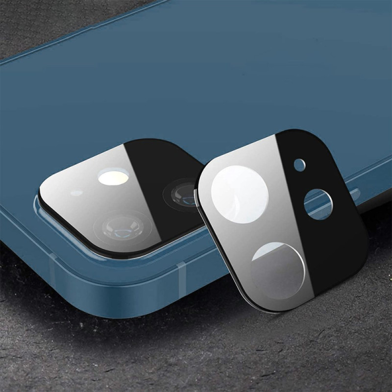 Lentille de Protection en Verre Trempé pour iPhone 12 (version noire)