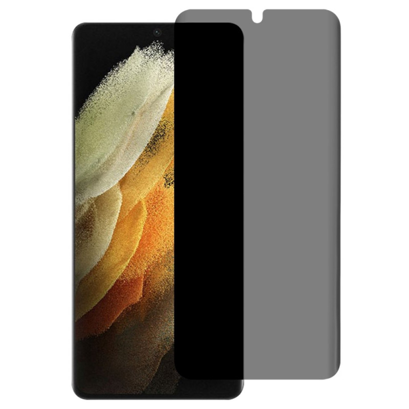 Protection en Verre Trempé Anti-Espion pour Écran Samsung Galaxy S21 Ultra 5G