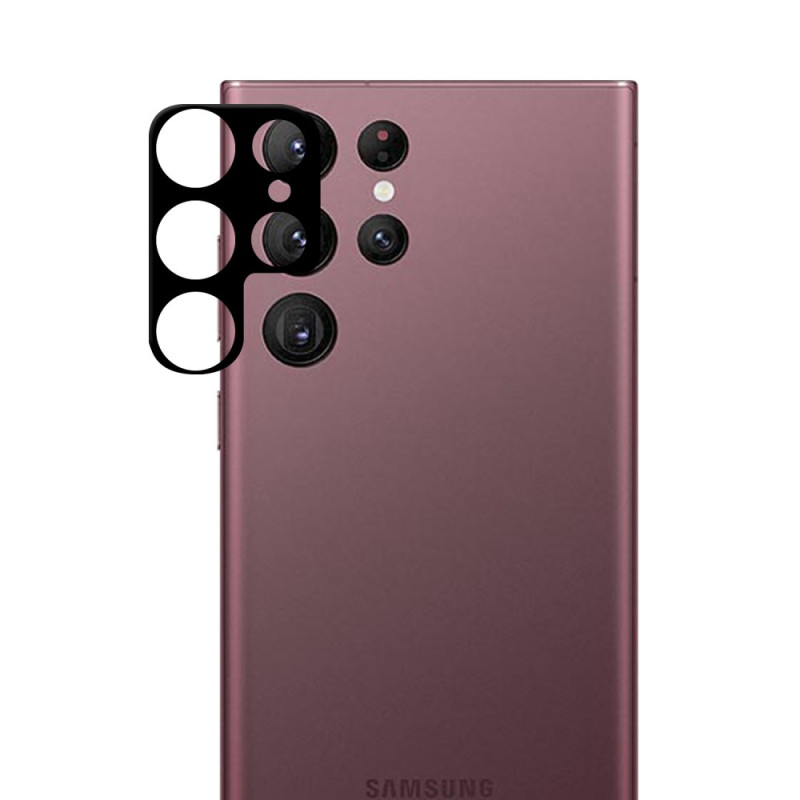 Lente protectora de cristal templado para Samsung Galaxy S22 Ultra 5G (versión en negro)