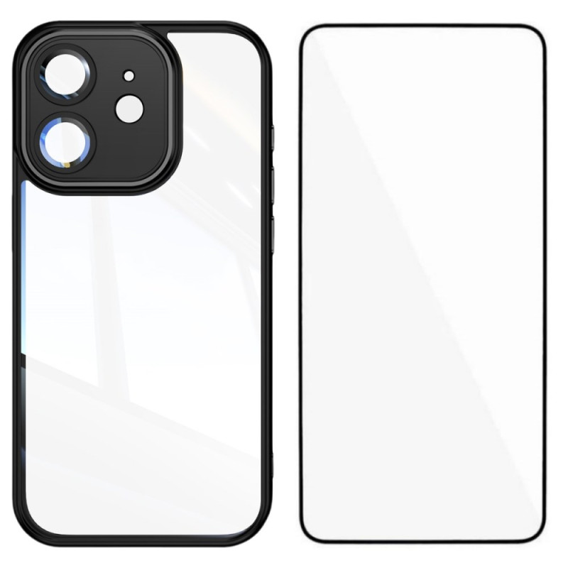 Funda reforzada para iPhone 12 con protector de pantalla