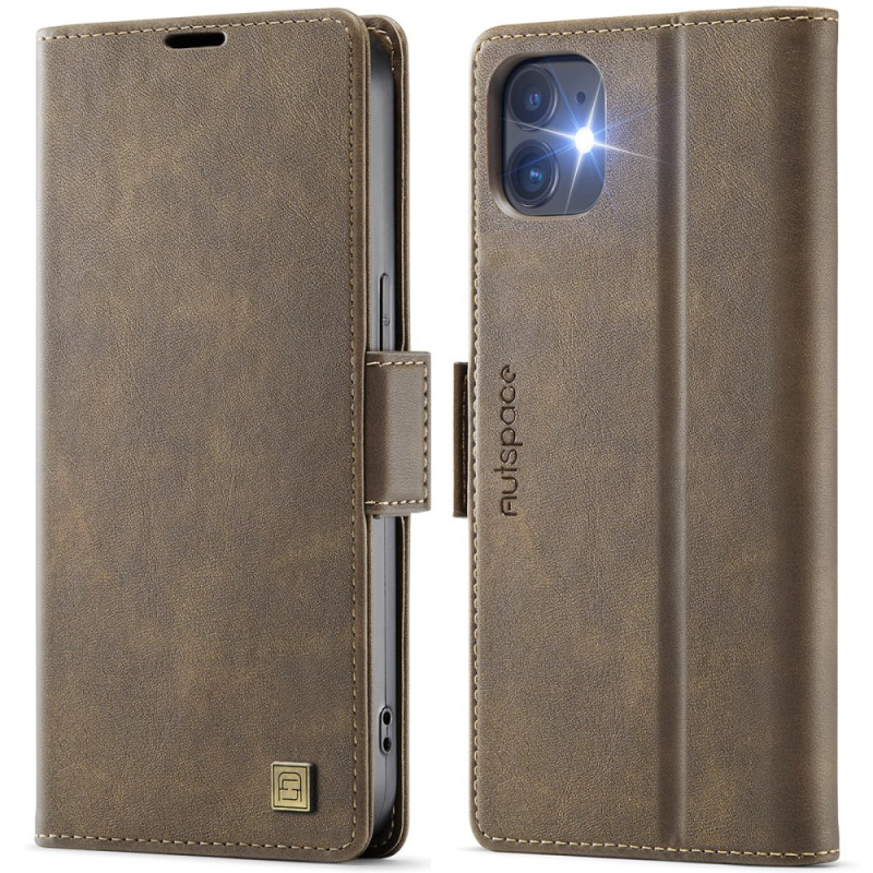 Funda iPhone 12 / iPhone 12 Pro Retro Efecto Cuero