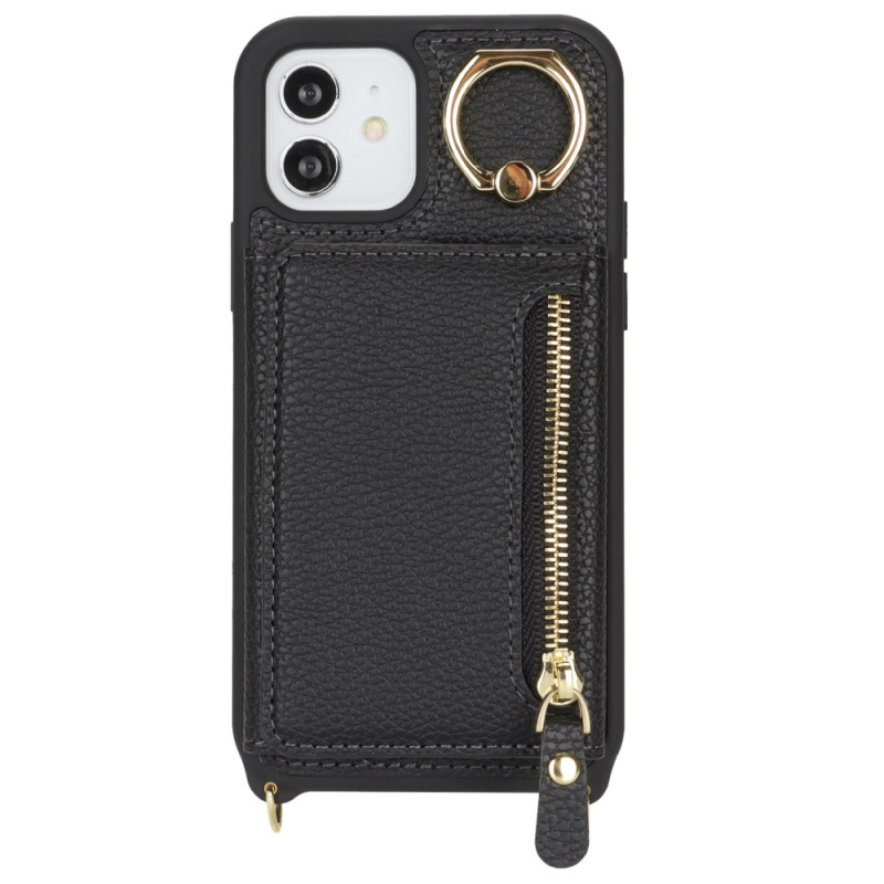 Funda iPhone 12 / 12 Pro Tarjetero y bandolera
