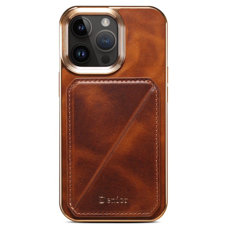 Funda de piel y tarjetero para iPhone 12 / 12 Pro