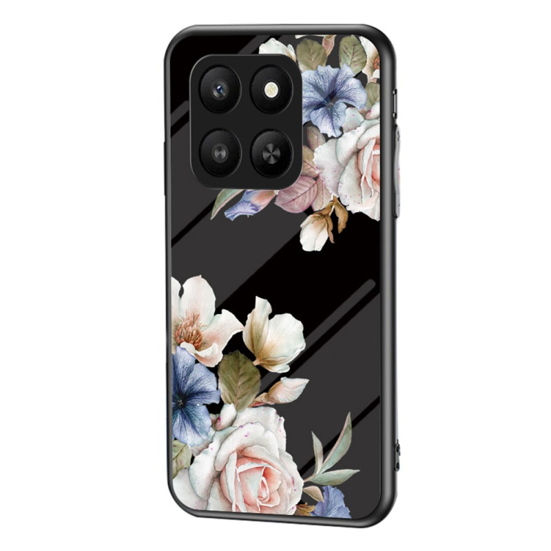 Honor 400 Smart 5G Floral Funda de cristal templado