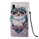 Funda de cordón para Samsung Galaxy A30 Miss Owl