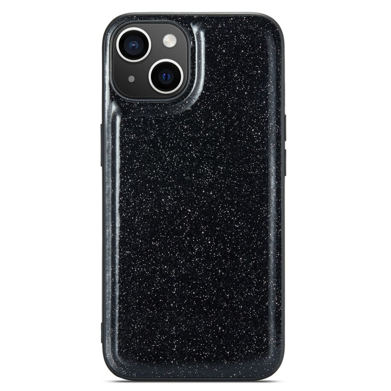 Funda de piel con purpurina para iPhone 14 Plus
