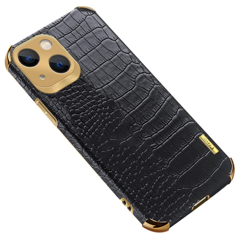 Funda iPhone 14 Plus Estilo Cocodrilo